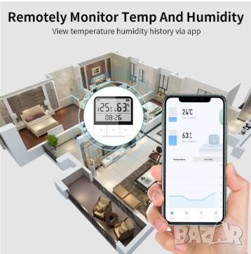 Wi Fi   термометър с влагомер за инкубатор (Smart Home,  Smart  LifeTuya, Alexa) с аларма по задание, снимка 8 - Градински инструменти - 38439029