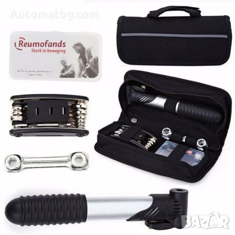 Чантичка с инструменти за велосипед Automat, Черна, снимка 3 - Аксесоари за велосипеди - 32431476