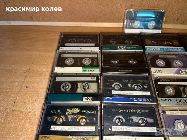 25 броя аудио касети /JVC ,TDK ,SONY,FUJI/, снимка 11 - Аудио касети - 52673304