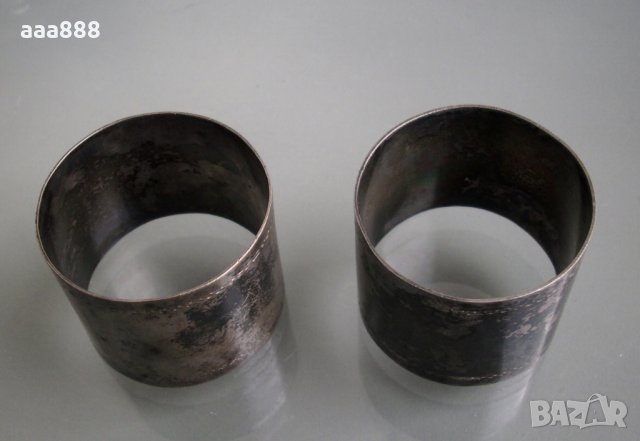 Старинни пръстени рингове за салфетки аксесоар за маса , снимка 3 - Антикварни и старинни предмети - 27780468