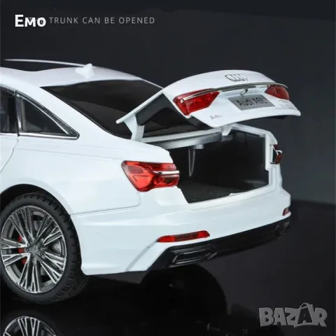 Умален размер на AUDI A6L V6 55TFSI - Модел с реалистични функции, Черен, Бял, Син, снимка 4 - Коли, камиони, мотори, писти - 48675917