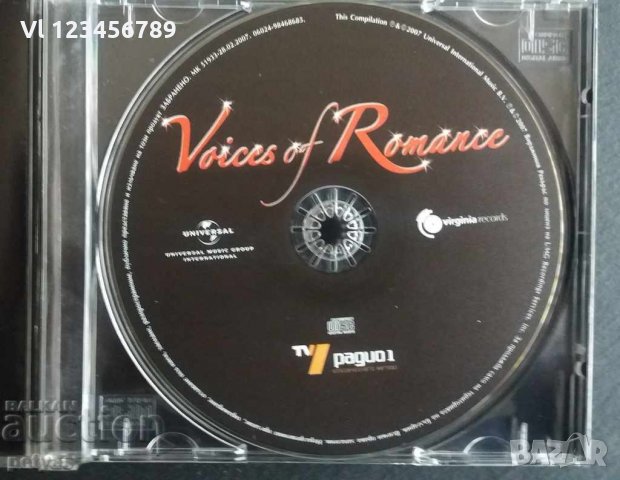 СД -VOICE OF ROMANCE, снимка 2 - CD дискове - 27702027