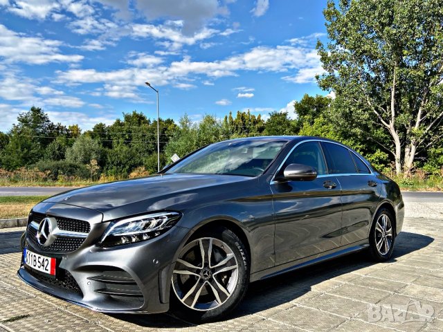 MERCEDES C 160 BENZINE 07-01-2019год. 34.000km. AMG LINE DISTRONIC FACELIFT CAR PASS BRAND NEW, снимка 1