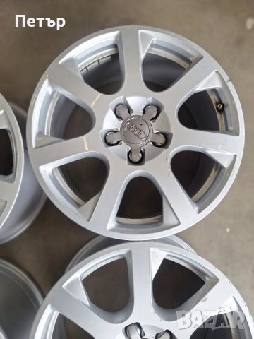 ОРИГИНАЛНИ АЛУМИНИЕВИ ДЖАНТИ ЗА  АУДИ ЗА Q-5Х112Х66.6-17 цола, снимка 4 - Гуми и джанти - 51960802