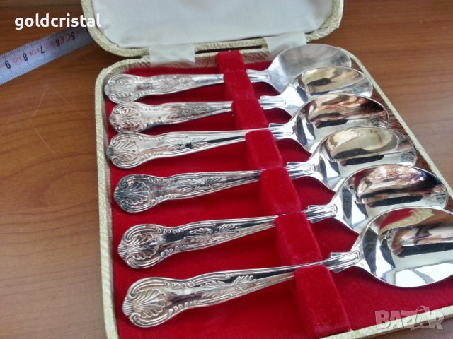 Английски посребрени лъжички 