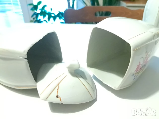 Стар български порцеланов комплект за подравки и варива, снимка 4 - Други - 50835148