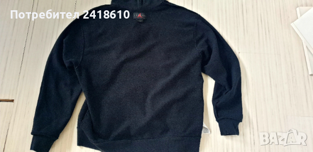 Jordan Cotton Hoodie Oversize Mens Size L  ОРИГИНАЛ! Мъжки Суитчър! Оригинален мъжки /черен/ суитчър, снимка 4 - Суичъри - 52672689