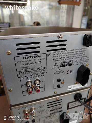 Onkyo HiFi System, CD, MD, TAPE, AUX, Tuner... , снимка 16 - Аудиосистеми - 36648764