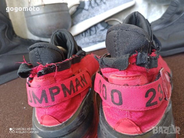 NIKE AIR MAX JORDAN JUMPMAN PROTO 720 MEN'S SNEAKERS RED/BLACK SIZE 43 - 44, снимка 14 - Маратонки - 40691961