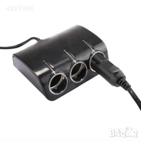 Разклонител за запалка с 3 гнезда, 1521, снимка 2 - Аксесоари и консумативи - 50463117