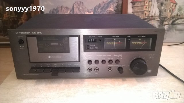 ПОРЪЧАН-TELETON C500-HIFI STEREO CASSETTE DECK-ВНОС ХОЛАНДИЯ