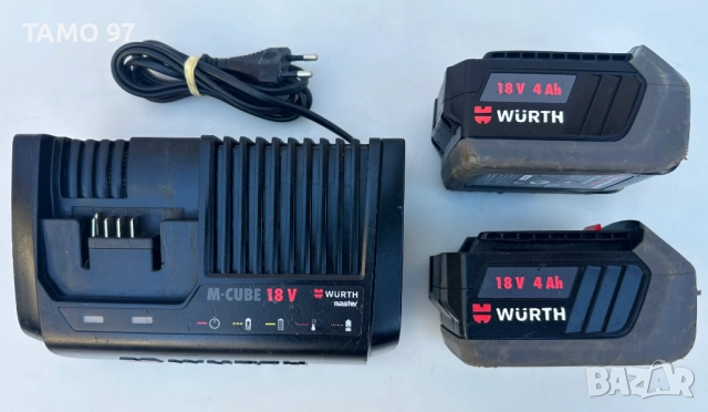 Wurth AWS 18-125 P M-Cube - Безчетков ъглошлайф 2x18V 4.0Ah, снимка 7 - Други инструменти - 52268139