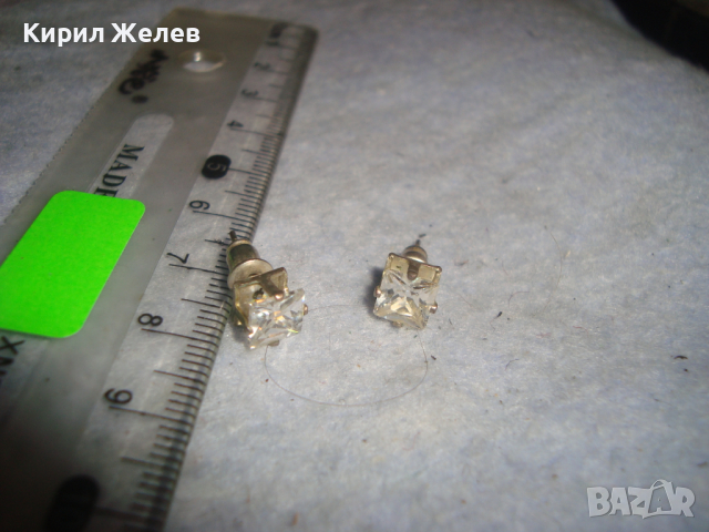 ПОСРЕБРЕНИ КЛАСИЧЕСКИ РЕТРО СТИЛ СКЪПОЦЕННИ ОБЕЧКИ с ПЛАНИНСКИ КРИСТАЛ 19369, снимка 5 - Обеци - 36541508