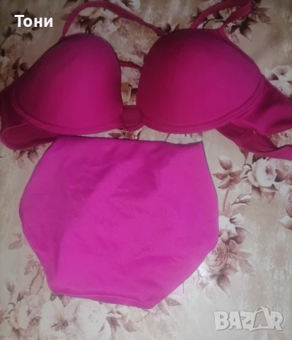 Нов Дамски Бански Костюм Циклама М , снимка 10 - Бански костюми - 50910203