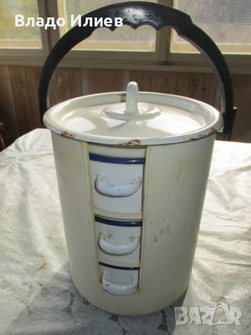 Съдове за пренасяне на храна сефертас от 3 части