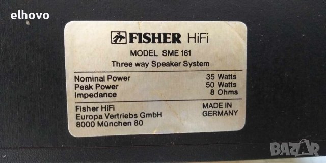 Тонколони Fisher SME 161, снимка 6 - Тонколони - 42983725