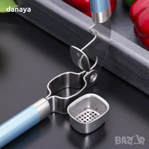 3381 Качествена преса за чесън, снимка 4 - Прибори за хранене, готвене и сервиране - 39564698