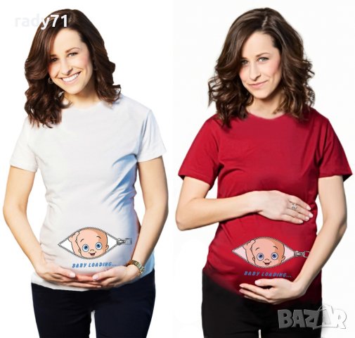 Тениски за бременни бъдеща майка , съобщаване на бременност в Тениски в гр.  София - ID26394154 — Bazar.bg