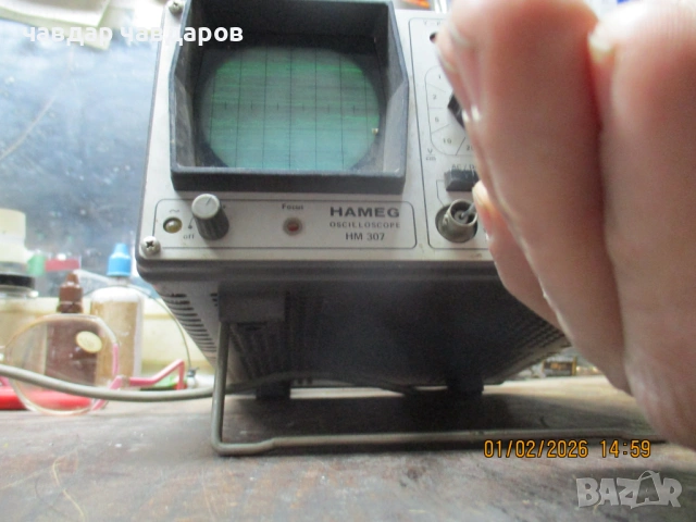 Осцилоскоп работещ еднолъчев, снимка 7 - Друга електроника - 53305826
