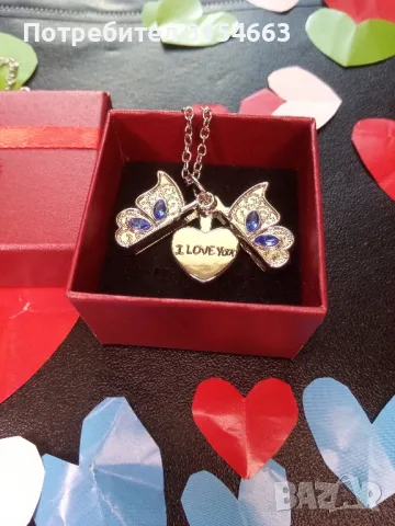 Колие с кристали 