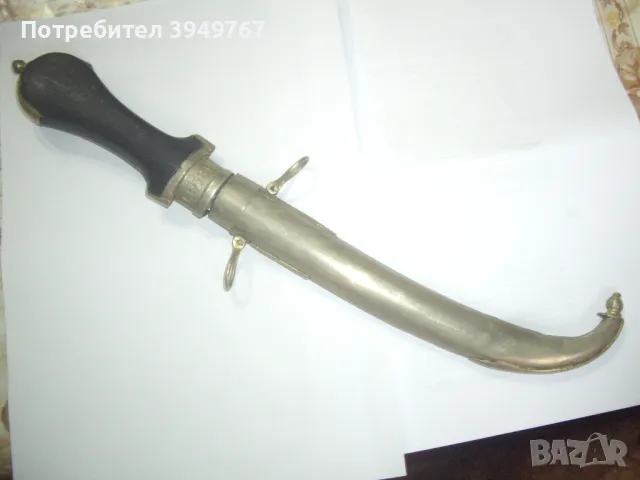 Стар арабски нож., снимка 2 - Антикварни и старинни предмети - 50156345