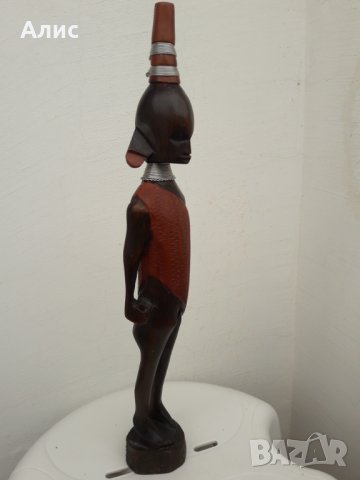 африканска дървена фигура,статуетка, снимка 14 - Статуетки - 38851654