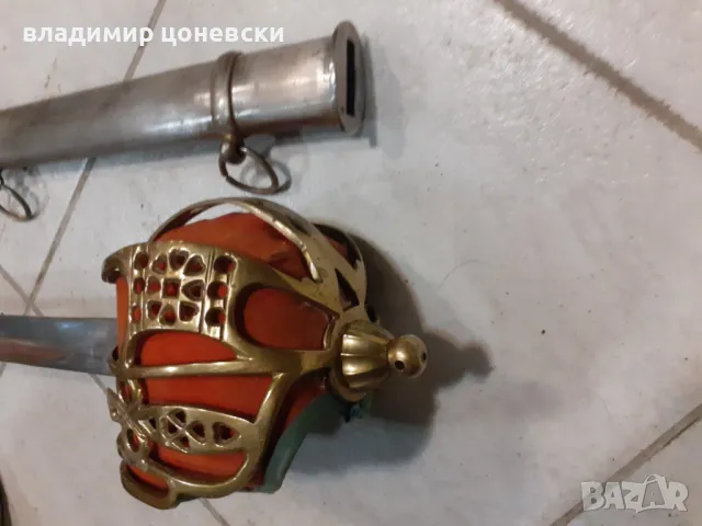Шотландска ритуална сабя,рапира 19 век,ятаган шпага,кортик, снимка 2 - Антикварни и старинни предмети - 46685973