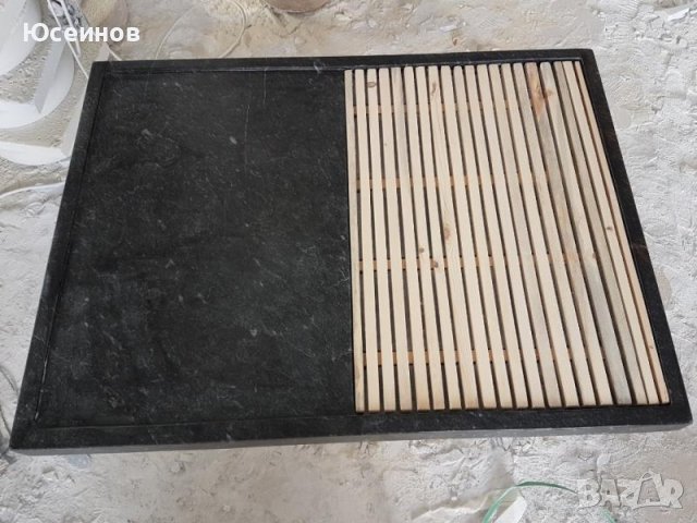 Душ корито от черен мрамор 