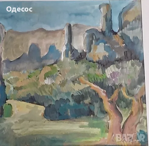 Картина на худ. Александър Петров- Лавандулата 1916-1983 г., снимка 5 - Антикварни и старинни предмети - 48079909