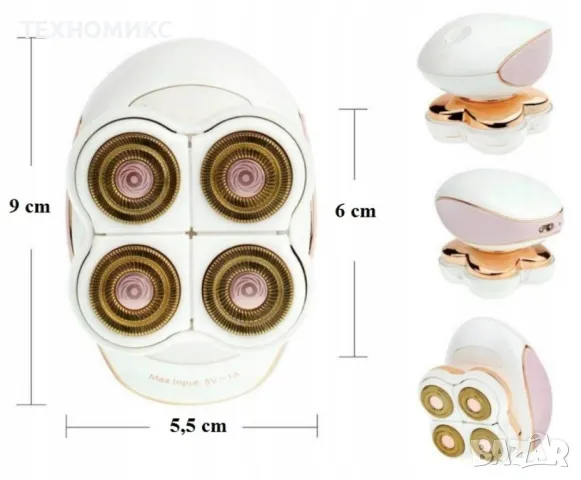 Универсален епилатор за сухо и мокро обезкосмяване Flawless Legs, снимка 12 - Други инструменти - 48231591