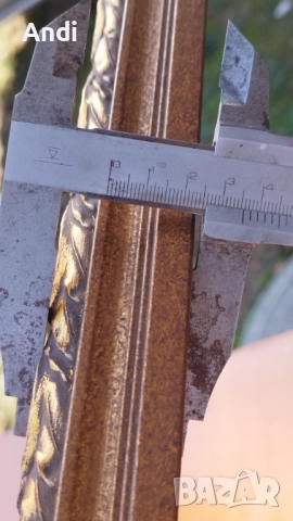 Дървена рамка за картина 88/72 старо злато с орнаменти, снимка 14 - Картини - 52667169