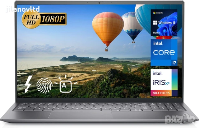 Лаптоп Dell Inspiron 15 i7-11370H 8GB 512GB ГАРАНЦИЯ