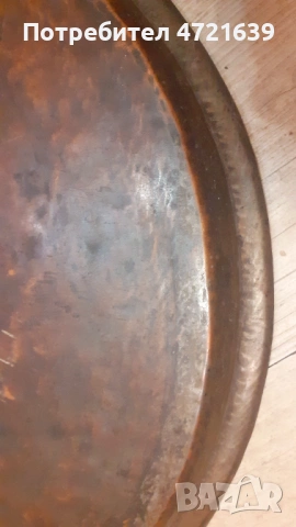 Софра медна кована , снимка 3 - Антикварни и старинни предмети - 53259781