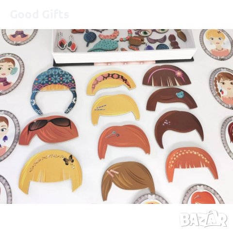 Вълшебна книжка с магнити: Magnetic Book за момичета, снимка 2 - Образователни игри - 43132433