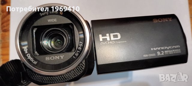 Видеокамера Sony CX-625, снимка 4 - Камери - 38987727