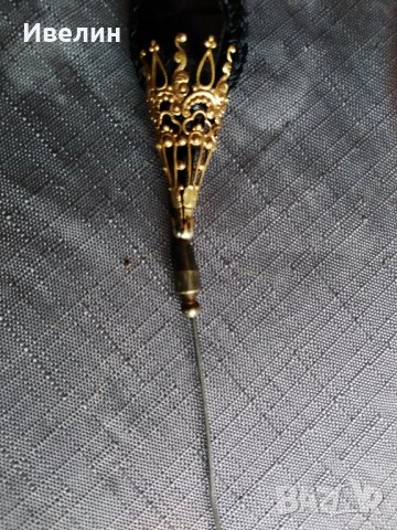 стара брошка тип игла, снимка 2 - Антикварни и старинни предмети - 27470439