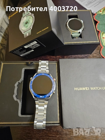 Продавам часовници Huawei Watch Ultimate Voyage и HUAWEI GT 6 Green, снимка 7 - Мъжки - 52908091