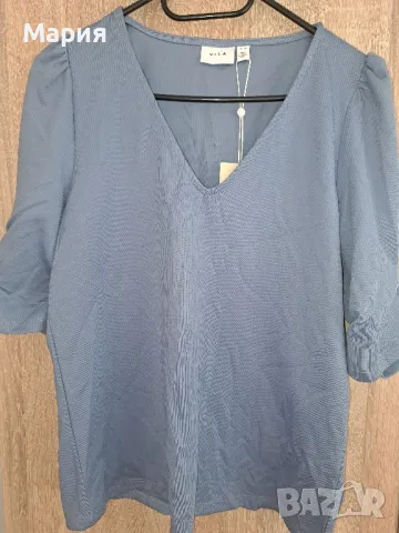 Синя блуза на Vila - M, снимка 1