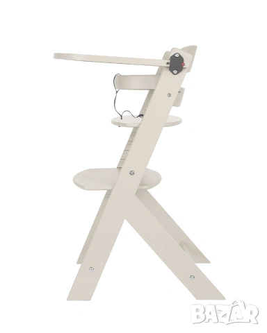 Дървен стол за храненe Nordy Light Beige С БЕЗПЛАТНА ДОСТАВКА , снимка 4 - Столчета за хранене - 53569935