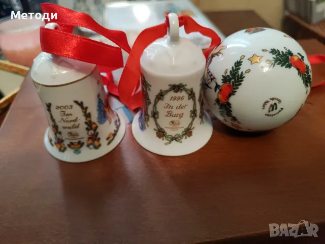 Порцеланови Коледни играчки Лот, снимка 3 - Други ценни предмети - 47511363