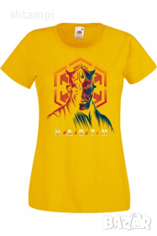 Дамска тениска Star Wars Maul,Филм,Игра,superhero,Изненада,Подарък,Повод,, снимка 9 - Тениски - 37732139