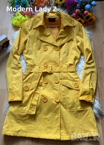 Жълт тренч Веро Мода
