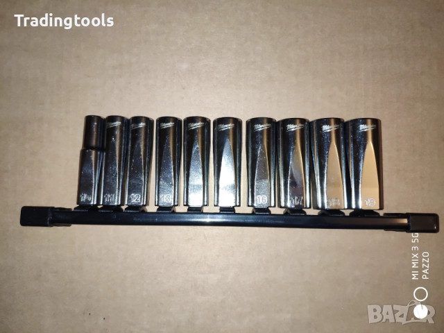 Milwaukee 3/8″дълги качествени вложки камъни 10-19mm комплект, снимка 5 - Гедорета - 52852011