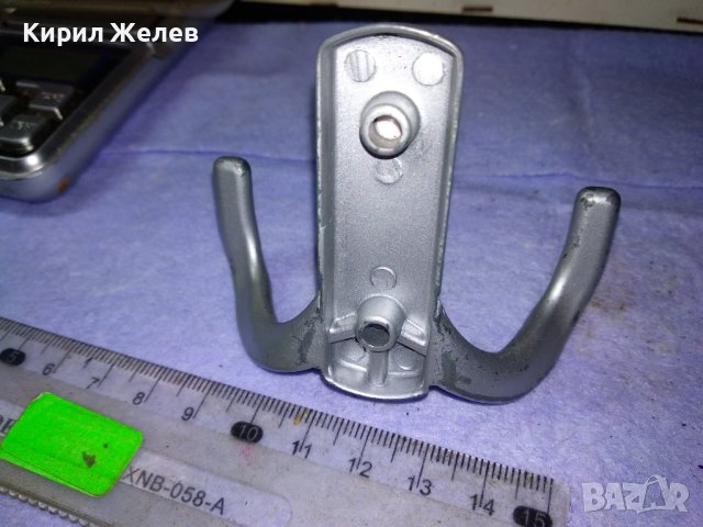 СТИЛНА МЕТАЛНА ЗАКАЧАЛКА За СТЕНАТА в КУХНЯ или За ГАРДЕРОБЧЕ 41304, снимка 2 - Декорация за дома - 43598358