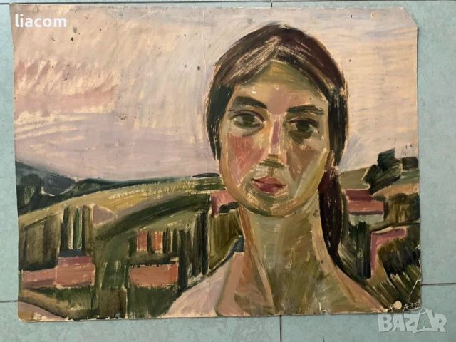 Елка Будинова Найденова (1932 – 2016) масло/картон, снимка 1