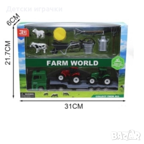 Комплект Ферма с камион, трактор и аксесоари , снимка 5 - Образователни игри - 52070717