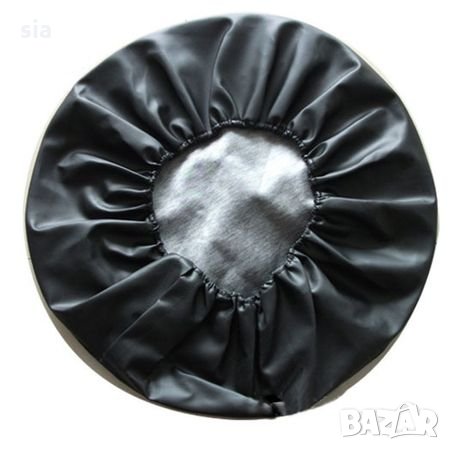 Калъф за резервна гума 15" цола , кожен черен на цвят , снимка 2 - Аксесоари и консумативи - 28006600