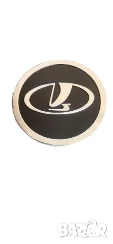 Метални стикери за капачки на джанти или тасове LADA – 60 мм (Комплект 4 броя), снимка 2 - Аксесоари и консумативи - 48957678