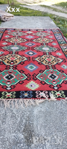 Ръчно тъкан Чипровски вълнен килим.Антика за ценители., снимка 4 - Килими - 44912501