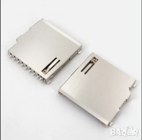  Стандартен държач-слот за SD карта памет, 11-пинов, 11P, дълъг размер., снимка 4 - Друга електроника - 50897055